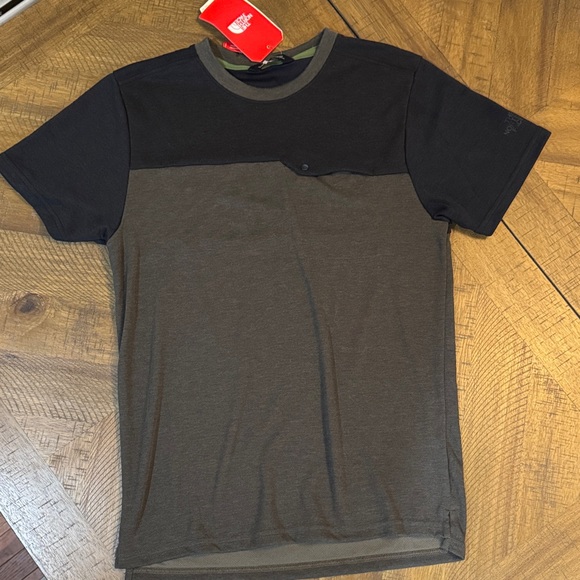 The North Face Other - The North Face Flash Dry Black and Olive Short Sleeve Tee NWT